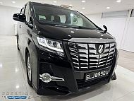 Toyota Alphard 2.5SA CVT 2016 Black Sunroof Rear DVD Android Player