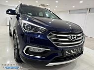 Hyundai DM SANTA FE 2.4L GLS AT 4WD Sunroof 2016 Blue Rear Entertaiment