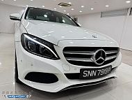 Mercedes Benz C200 SPORT 2017 Sunroof White PushStart
